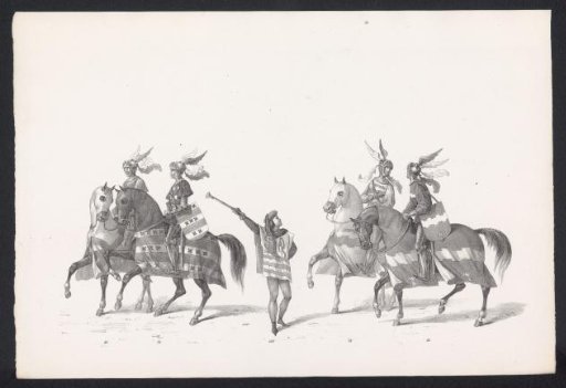 Masquerade by Students of the University of Leiden, 1840 (Plate 12)