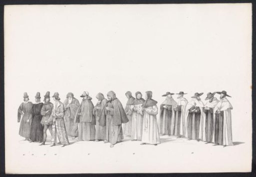 Masquerade by Students of the University of Leiden, 1840 (Plate 13)