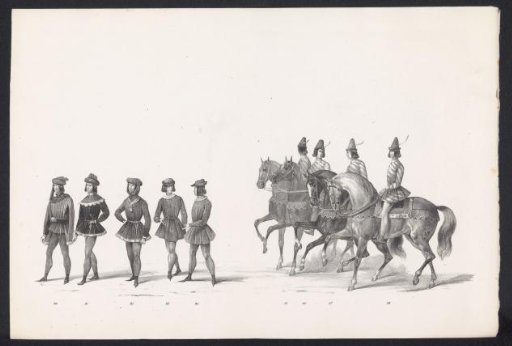 Masquerade by Students of the University of Leiden, 1840 (Plate 14)