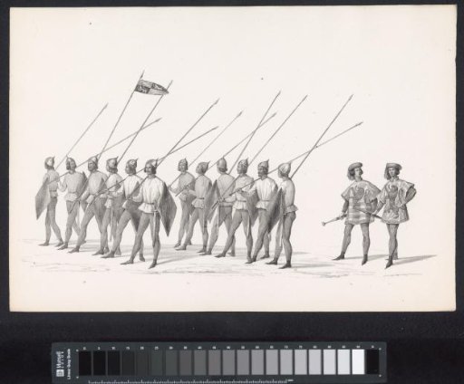 Masquerade by Students of the University of Leiden, 1840 (Plate 4)