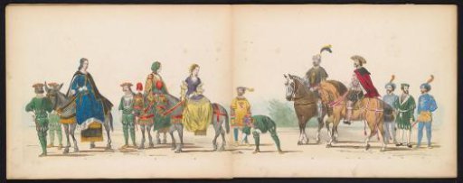 Masquerade of the Leiden students, 1855 (plate 10)