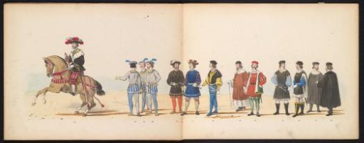 Masquerade of the Leiden students, 1855 (plate 11)
