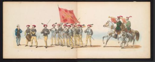 Masquerade of the Leiden students, 1855 (plate 12)