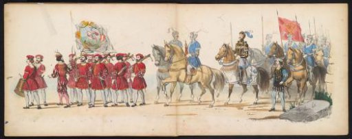 Masquerade of the Leiden students, 1855 (plate 14)