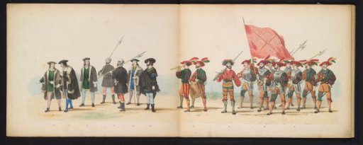 Masquerade of the Leiden students, 1855 (plate 3)