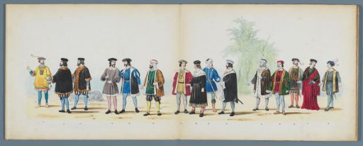 Masquerade of the Leiden students, 1855 (plate 5)