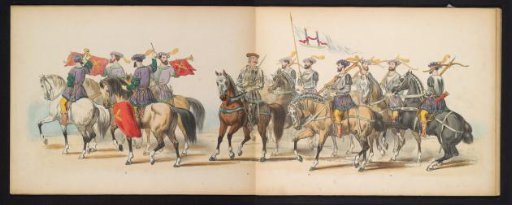 Masquerade of the Leiden students, 1855 (plate 6)