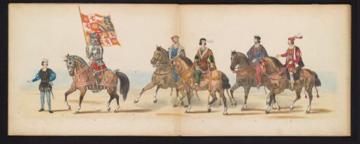 Masquerade of the Leiden students, 1855 (plate 7)