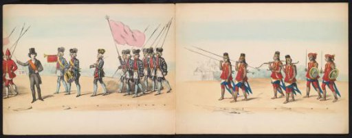 Masquerade of the Delft students, 1857 (plate 2)