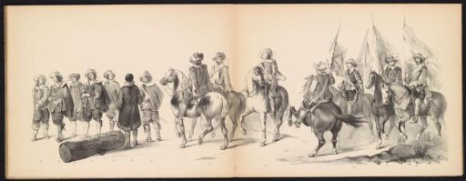 Masquerade of the Leiden Students, 1850 (plate 9)
