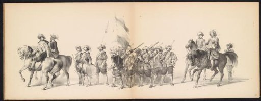 Masquerade of the Leiden Students, 1850 (plate 10)
