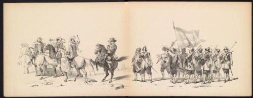 Masquerade of the Leiden Students, 1850 (plate 1)