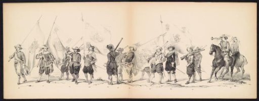 Masquerade of the Leiden Students, 1850 (plate 3)
