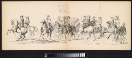 Masquerade of the Leiden Students, 1850 (plate 4)