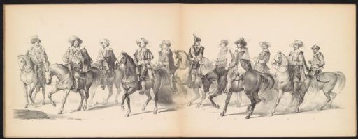 Masquerade of the Leiden Students, 1850 (plate 7)