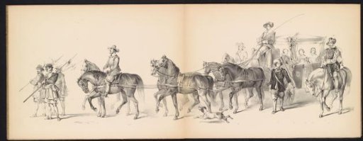 Masquerade of the Leiden Students, 1850 (plate 8)