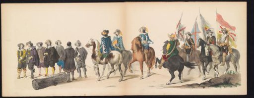 Masquerade of the Leiden Students, 1850 (plate 9)
