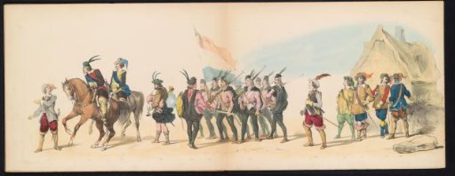 Masquerade of the Leiden Students, 1850 (plate 11)
