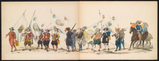 Masquerade of the Leiden Students, 1850 (plate 3)