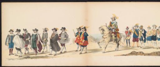 Masquerade of the Leiden Students, 1850 (plate 6)