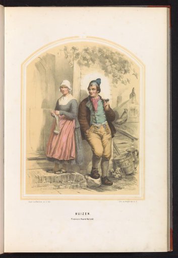 Traditional Costume of Houses in North Holland, 1857