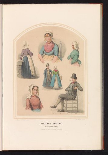 Traditional Costume of Noord-Beveland in Zeeland, 1857