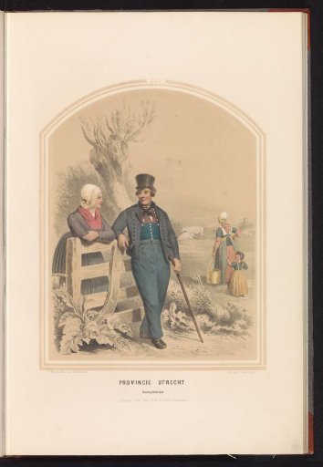 Traditional Costume of Bunschoten in Utrecht, 1857