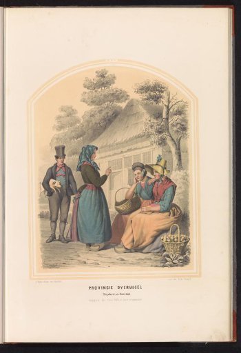 Traditional Costume of Staphorst and Rouveen in Overijssel, 1857