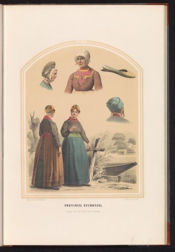 Traditional Costume of Overijssel, 1857