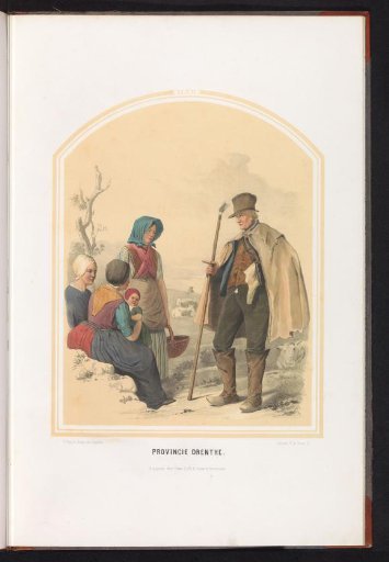 Traditional Costume of Drenthe, 1857