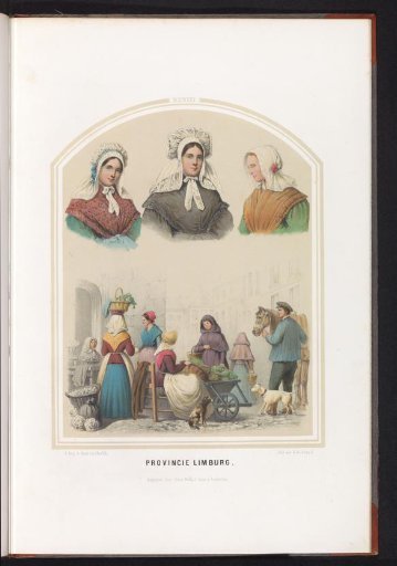 Traditional Costume of Limburg, 1857