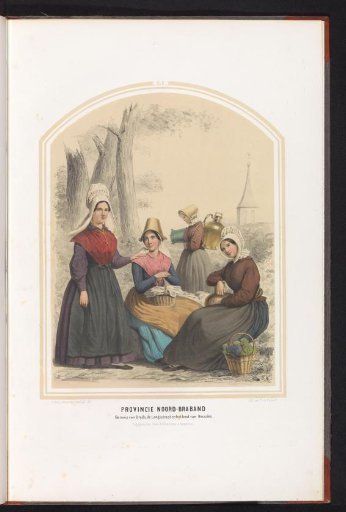 Traditional Costume of Breda and Heusden in North Brabant, 1857