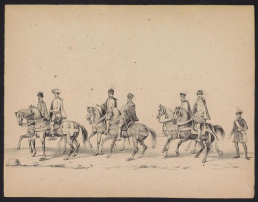 Masquerade of the Utrecht Students, 1846 (Plate 9)