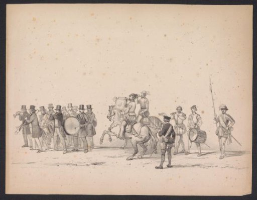 Masquerade of the Utrecht Students, 1846 (Plate 1)