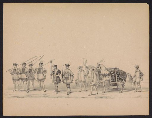 Masquerade of the Utrecht Students, 1846 (Plate 7)