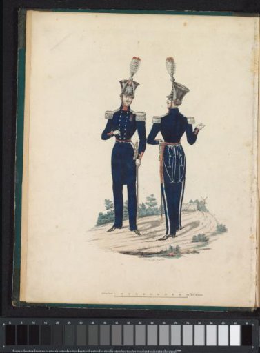 Uniform for officers of the civic guard, 1845