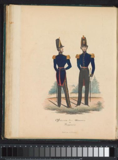 Uniform of the Officers of the Miners and Sappers, 1845