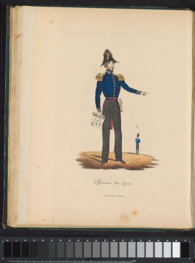 Uniform of the Officers of the Engineers, 1845