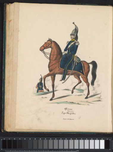 Uniform of the Officers of the Light Dragoons, 1845