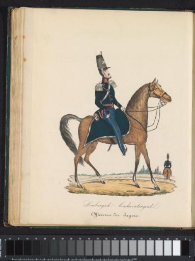 Uniform of the Officers of the Jagers of the Limburg Contingent, 1845
