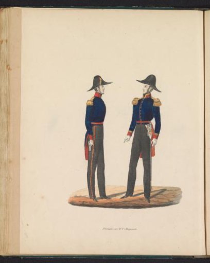 Uniform of the Local Commander and Major, 1845