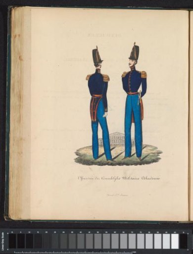 Uniform of the Officers of the Royal Military Academy, 1845