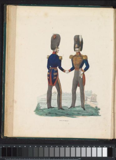 Uniform of the Officers of the Grenadiers, 1845