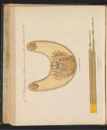 Collar and laces for the Orderly Officers and Aides-de-Camp of the King, 1845