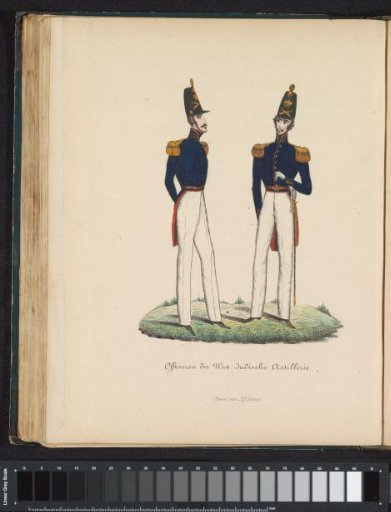 Uniform of the Officers of the Artillery of the West Indian Troops, 1845
