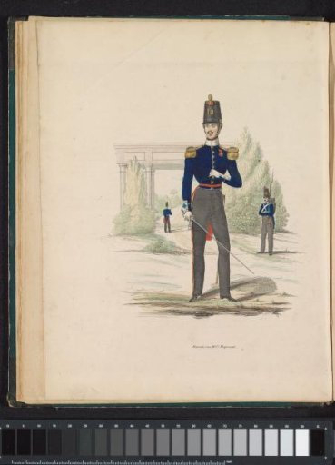Uniform of the Officers of the Infantry, 1845