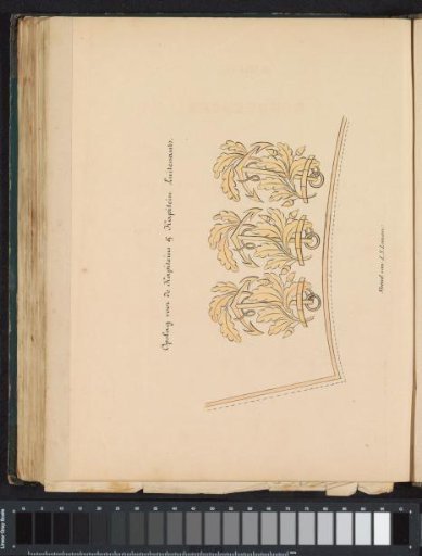 Embroidery for the Uniform for the Captains and Lieutenant-Captains of the Navy, 1845