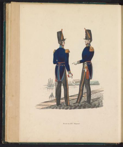 Uniform of the Officers of the Infantry, 1845