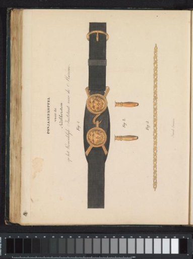 Saber belt for the Midshipmen at the Royal Naval Institute, 1845