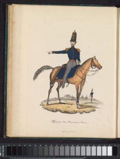 Uniform of the Officers of the Transport Train, 1845